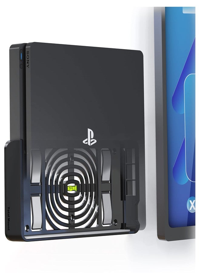 TotalMount Wall Mounting System for Sony PlayStation 4 Slim (Mounts PS4 Slim on Wall Near TV) - Image 1