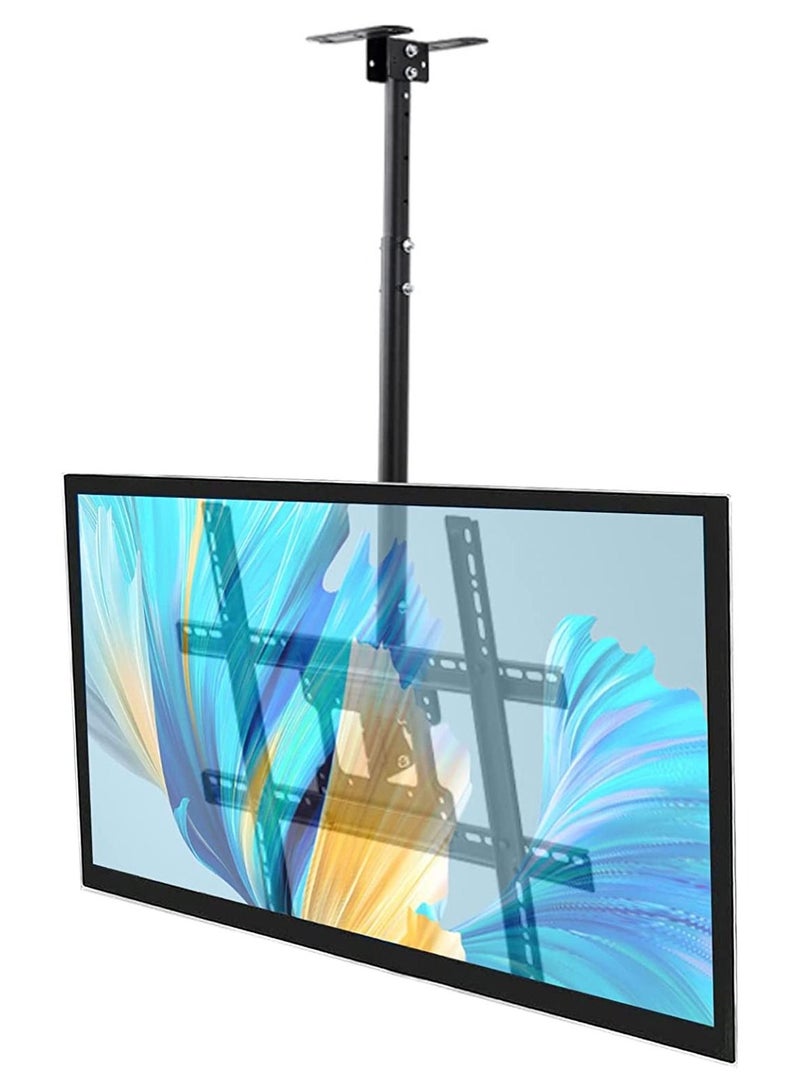 DAYONG Ceiling TV Mount for 42–75 Inch Screens – Full Motion Hanging Pole Mount with Swivel & Tilt, Wall & Ceiling Compatible – Heavy-Duty Steel Frame Supports Up to 50kg – Max VESA 600x500mm  - Image 1