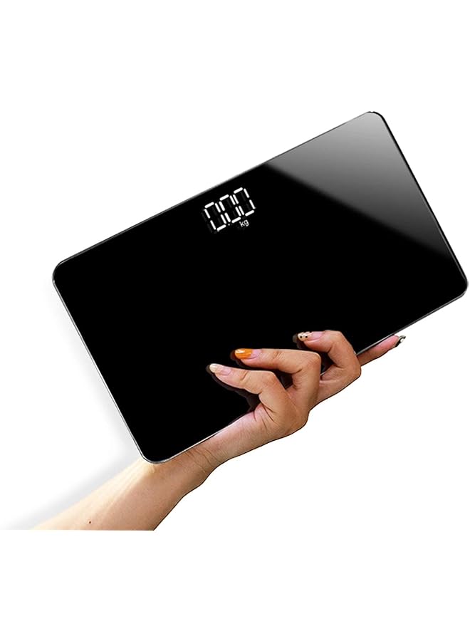 promass Mini Travel Bathroom Scale, LCD Hidden Screen USB Charging Mirror Scales, Portable Body Digital Weight Scale, Travel Scale for Body Weight Room Temperature Measurable - Image 1