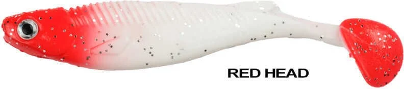 ريوجي Big Pike 13CM 24GR Silicone Bait (3 Pieces) Fire Tiger-Standard