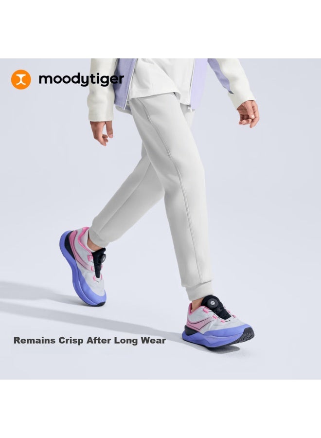 Moodytiger Kids Soft Skin-friendly Spring Autumn Boys Sports Pants Air Layer Simple Girls Outdoor Casual Jogger Pants