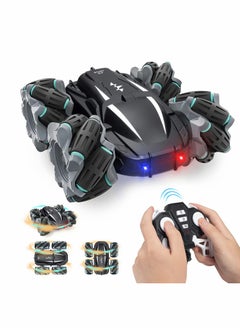 KASTWAVE Stunt car Remote Control Car, Car Toy Double Sided Stunt Car 360° Rotation and Driftn All Terrain Remote Car with Headlights Cars Toys Gifts  - Image 1