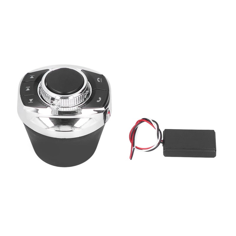 Steering Wheel Control Button - Wireless Audio Steering Wheel Remote with 7 Customizable Functions - Cup Shape Design for Safe Driving - Image 1