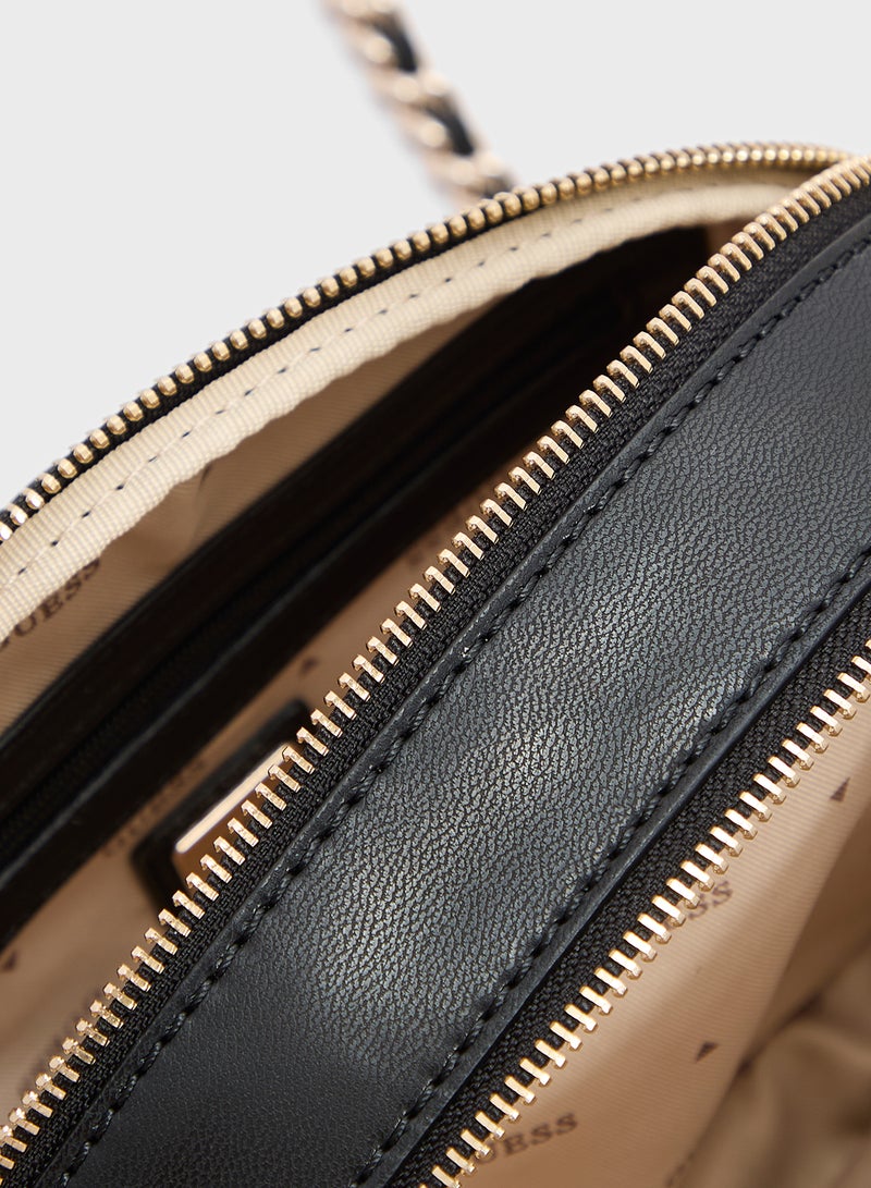 GUESS Tamsin Double Zip Crossbody - Image 5