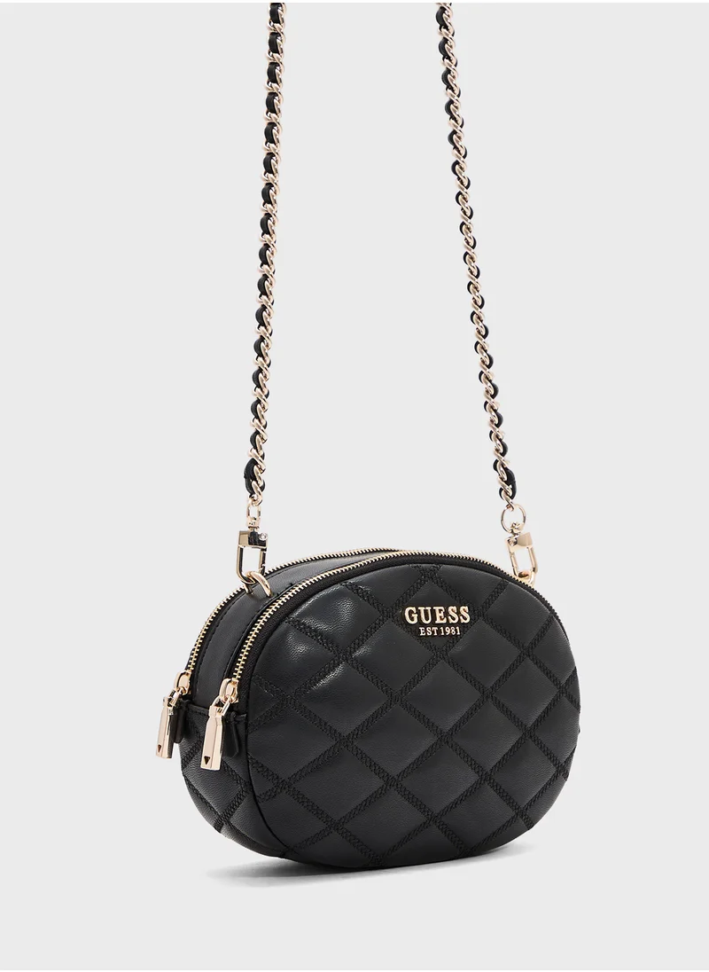 GUESS Tamsin Double Zip Crossbody