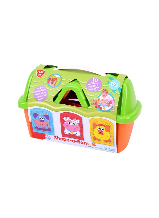 PLAYGO Shape-A-Barn - 10 Pcs  - Image 2