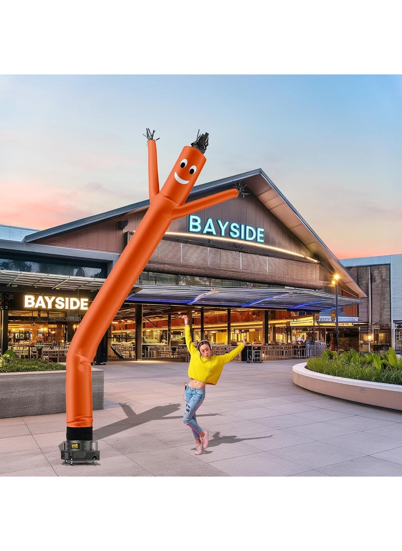 LookOurWay LookOurWay Air Dancers Inflatable Tube Man Attachment  20 Feet Tall Wacky Waving Inflatable Dancing Tube Guy for Business Promotion  Blower Not Included  Orange  - Image 4