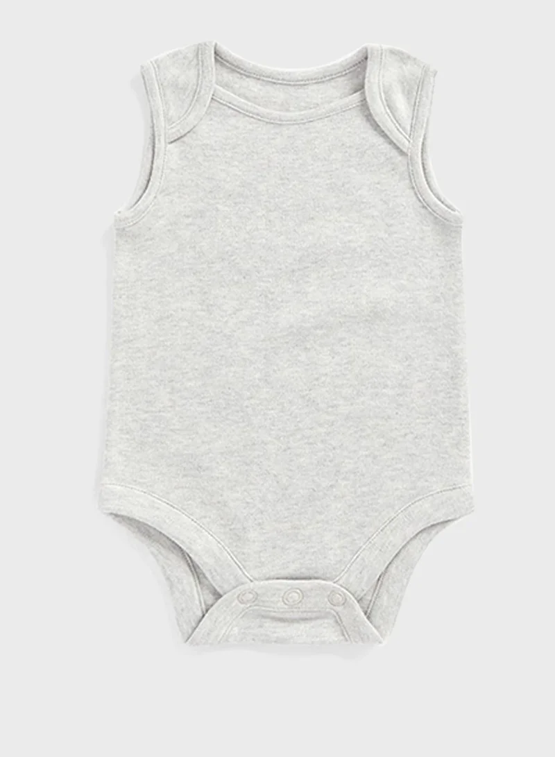 mothercare Infant 3 Pack Assorted Bodysuits