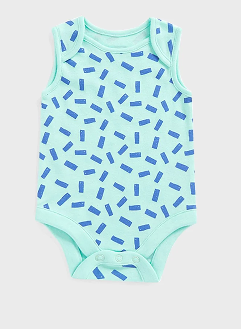 mothercare Infant 3 Pack Assorted Bodysuits