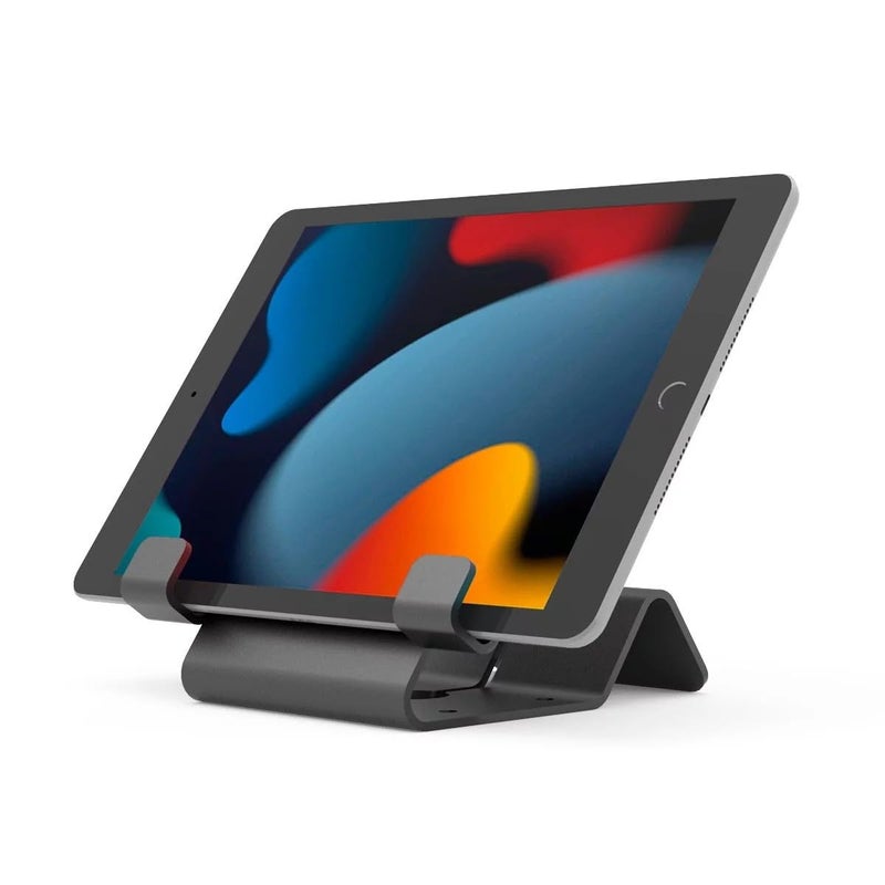 Universal Security Tablet Holder With Security Cable Lock and Plate Black CL12UTHBB