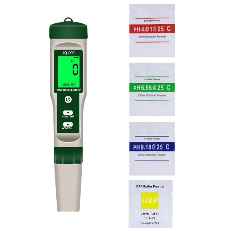Multifunctional Digital 10 in 1 Water Quality Tester Portable High Accurancy Water Quality Test Pen Water Quality Measurement Tool Water PH/TDS/EC/Salinity/ORP/H2/S.G/Temperature/Nutrient Solution - Image 1