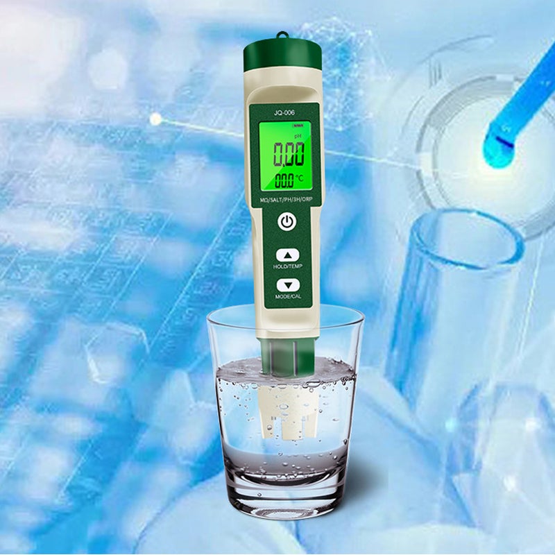 Multifunctional Digital 10 in 1 Water Quality Tester Portable High Accurancy Water Quality Test Pen Water Quality Measurement Tool Water PH/TDS/EC/Salinity/ORP/H2/S.G/Temperature/Nutrient Solution - Image 3
