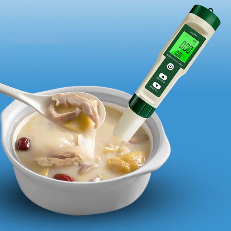 Multifunctional Digital 10 in 1 Water Quality Tester Portable High Accurancy Water Quality Test Pen Water Quality Measurement Tool Water PH/TDS/EC/Salinity/ORP/H2/S.G/Temperature/Nutrient Solution - Image 4