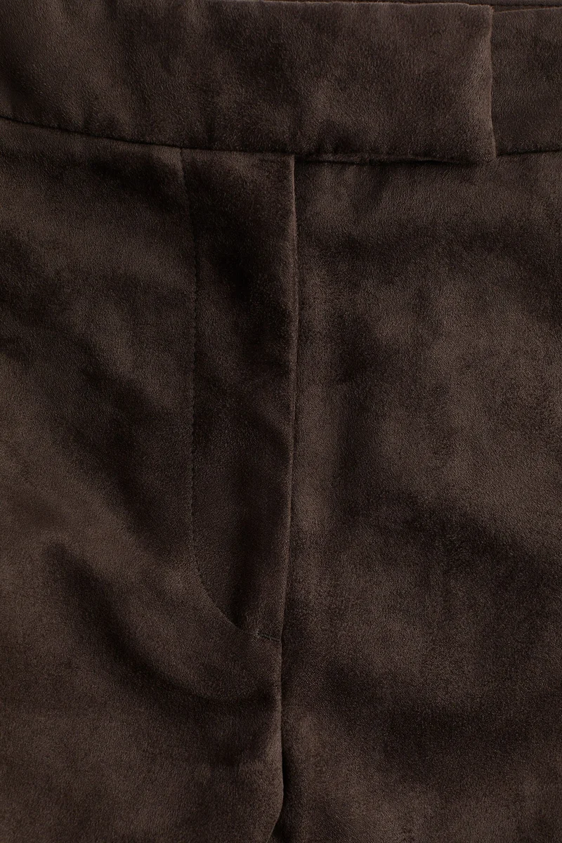 H&M Straight-leg coated trousers