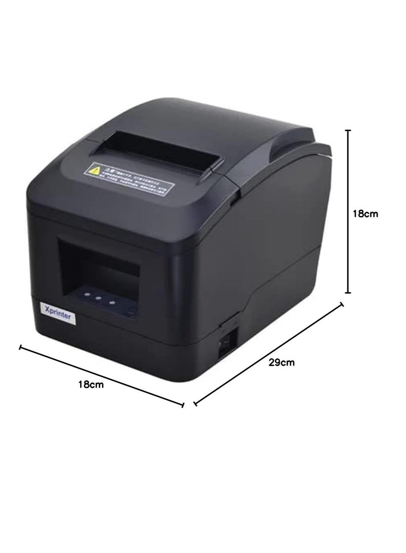 XPrinter Model D200, 7.9mm Thermal Receipt Printer with Automatic Cutter, Inkjet Printer, D200, Multi Color  - Image 4