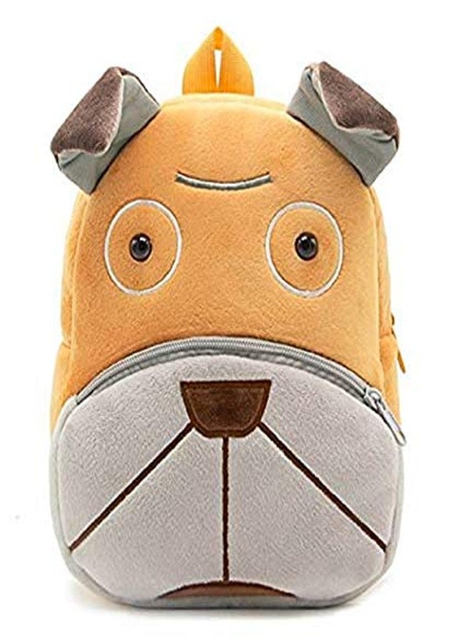 Black hill Cute Kids Backpack Toddler Bag Plush Animal Cartoon Mini Travel Bag for Baby Girl boy 1-6 Years (sherpi Dog)-Brown - Image 1