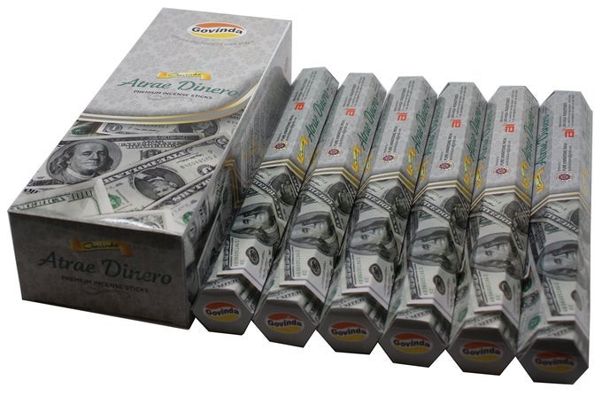 INCENSE 120 PREMIUM INCENSE STICKS MASALA COATED ATTRACT MONEY