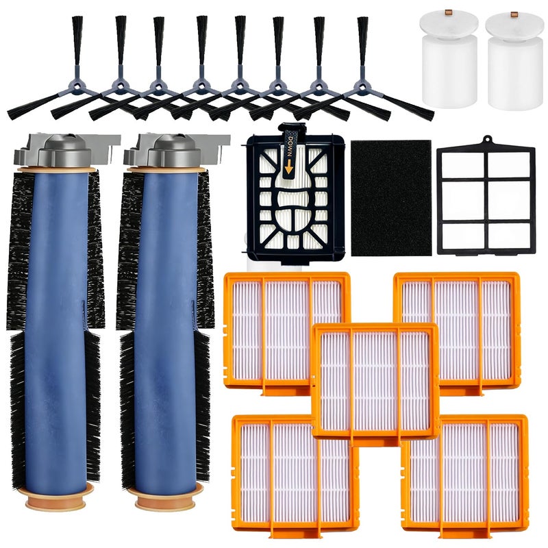 JoyBros Replacement Parts for Shark AI AV2511AE AV2501S AV2610WA AV2501AE RV2502AE RV2610WA UR2500SR RV2520 AV2510 Accessories Kit with Main Roller Brush Filters Foam/Primary Filter Sweep Triple Side Brushes - Image 1