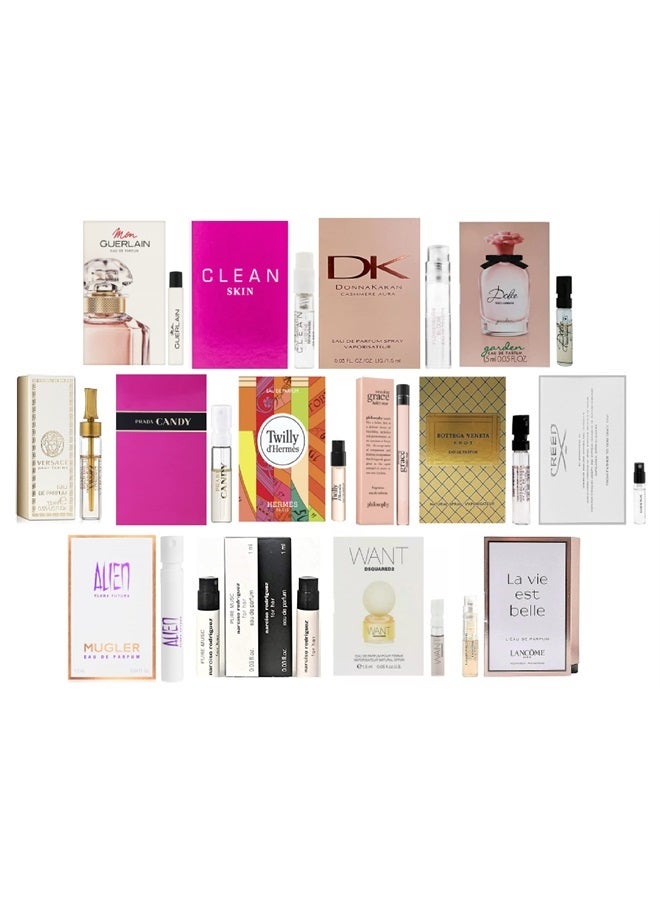 PILESTONE 15 Perfume Sampler Lot of Designer Fragrance Samples for Women - Image 1