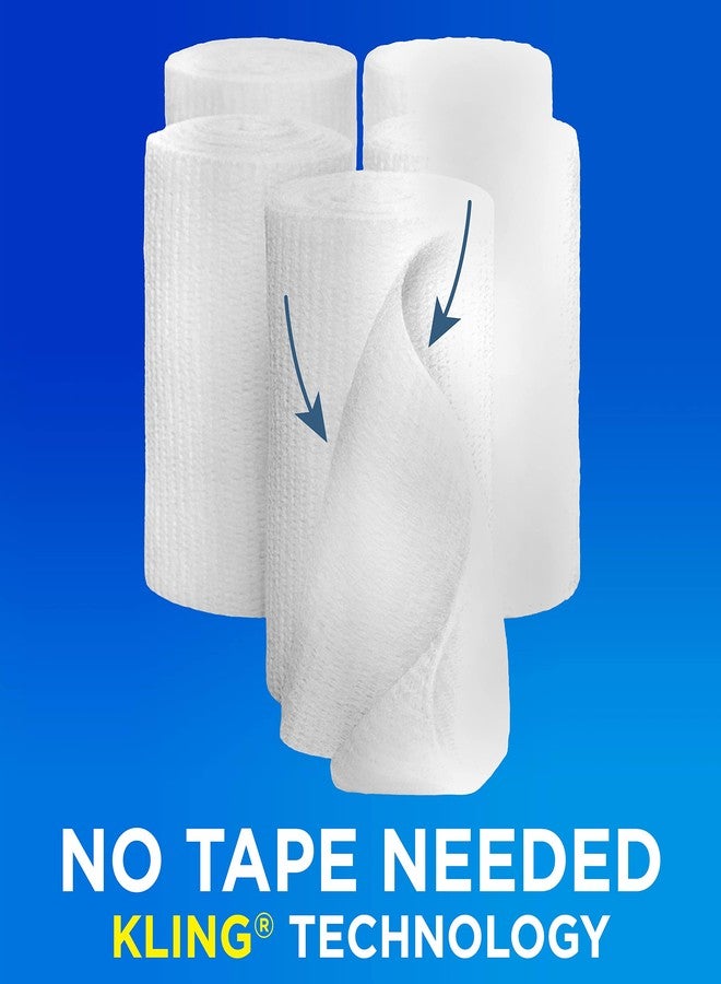 Band-Aid Band Aid Brand of First Aid Products Flexible Rolled Gauze Dressing for Minor Wound Care, Soft Padding and Instant Absorption, 4 Inches by 2.5 Yards, 3 Pack - Image 2