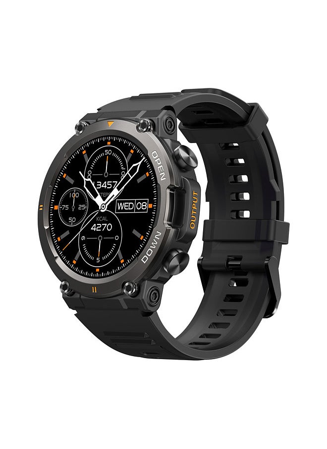 Zeblaze VIBE 7 Smart Watch, 1.39-Inch TFT FullTouch Screen, BT Call Fitness Tracker, IP68 Waterproof, Blood Oxygen, Sleep, Heart Rate, Blood Pressure Monitor, Multiple Sports Mode Notification, Call, Sedentary Reminder, Compatible with Android iOS  - Image 1