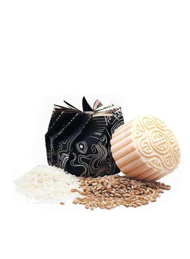 Viori Shampoo Bar, Native Essence Fragrance-free - Handcrafted with Longsheng Rice Water & Natural Ingredients - Sulfate-free, Paraben-free, Phthalate-free, pH balanced 100% Vegan, Zero-Waste - Image 1