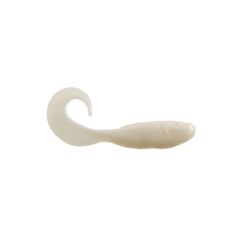 Berkley Gulp! Swimming Mullet, Pearl White, 3 inch - Image 4