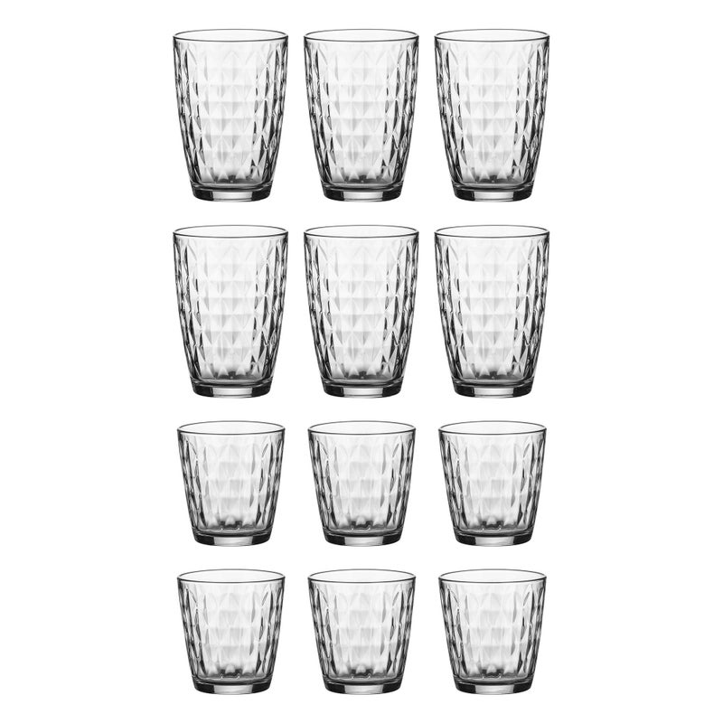 Ravenhead 0042509 Essentials Jewel Assorted Tumbler 12 Piece Set Including 38cl Hiball 6 x 27cl Mixer Glasses