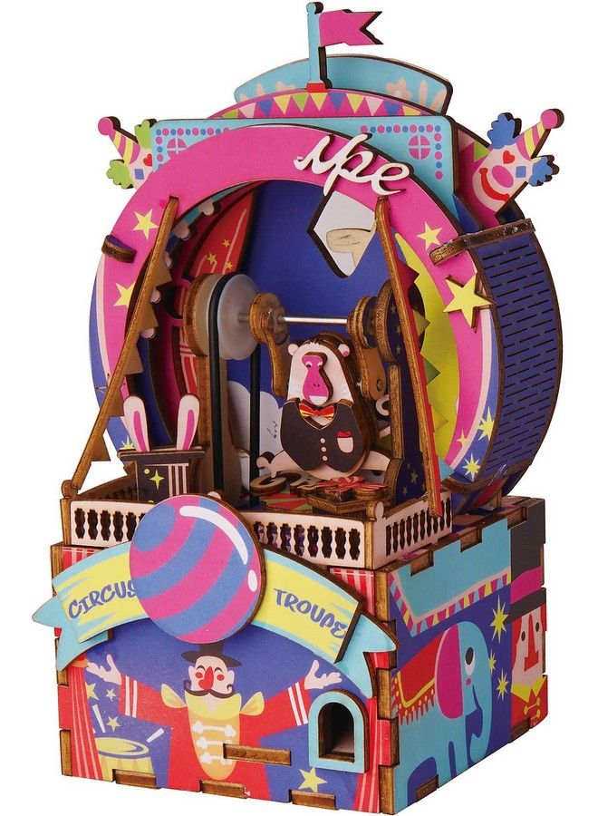 Robotime 3D Wooden Puzzle Amusement Park - Image 1