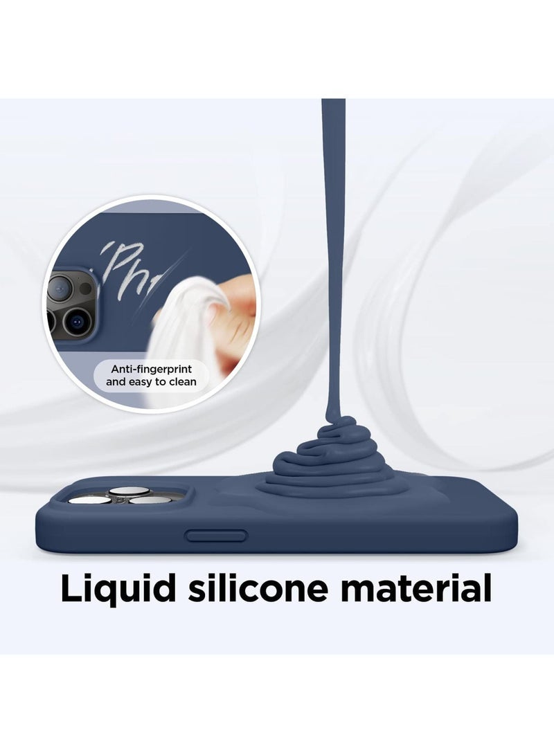 Captaintech iPhone 15 Pro Max Liquid Silicone Case (6.7") - Grade Shockproof Protection with Anti-Scratch Coating & Plush Microfiber Lining | Slim Form-Fit Design ﻿ - Image 4