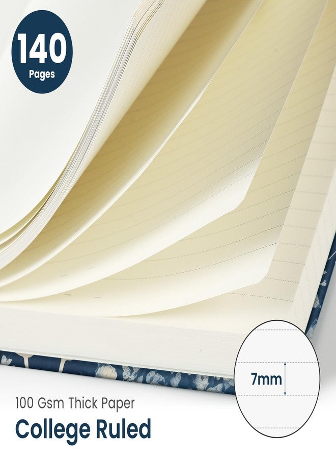 Taja Lined Spiral Journal Notebook for Women, A5 Cute College Ruled Hardcover Notebook for Work & Note Taking, Pretty Journal for Writing, 140 Pages, Rustic Bloom - Image 2