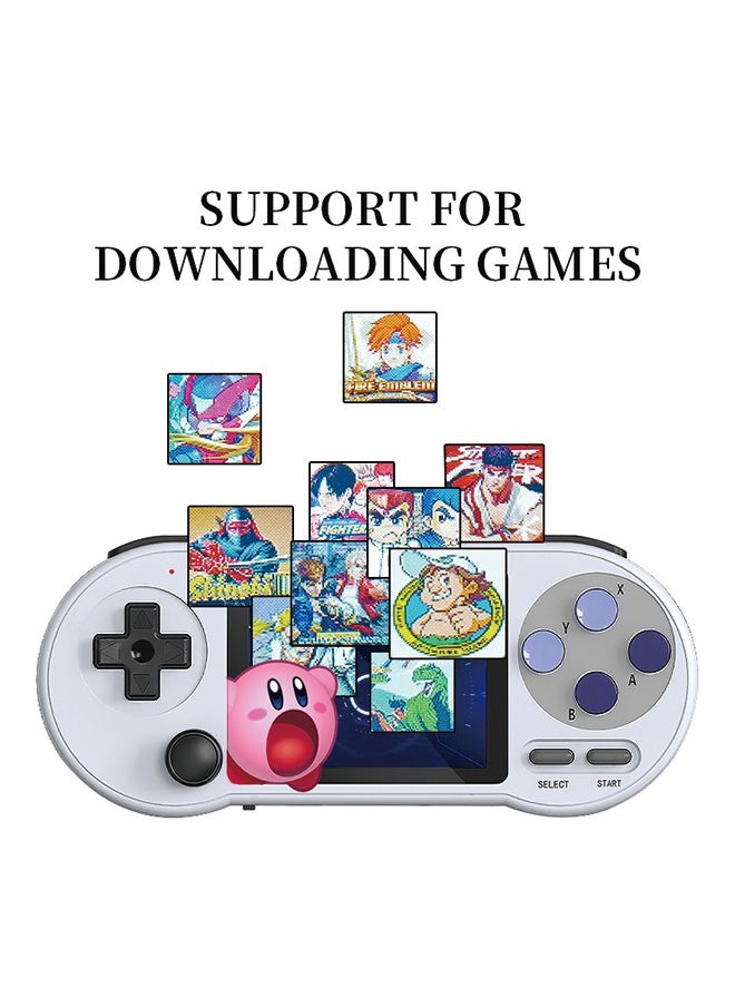 SF2000 Handheld Game Console, 3-inch IPS HD Screen Portable Handheld Nostalgic Arcade Retro Game Machine, 1500mAh Battery, Built-in 6000Games, Support 7 Emulators