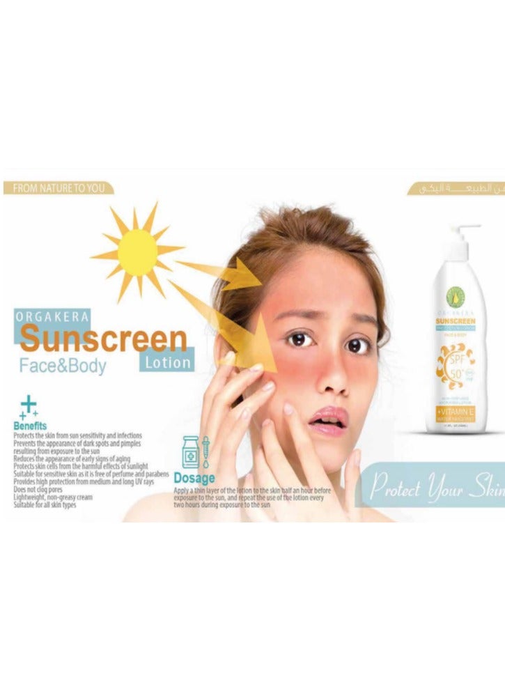 Orgakera Cream Orgakera sunscreen face & body 350 ml - Image 2