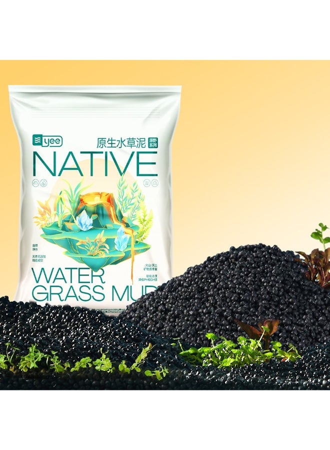 Yee Aquarium Soil Aquarium Substrate Planted Soil Fertilizer Mud Fish Tank Plants Aqua Soil for Planted Aquarium – 1.5 L - Image 2
