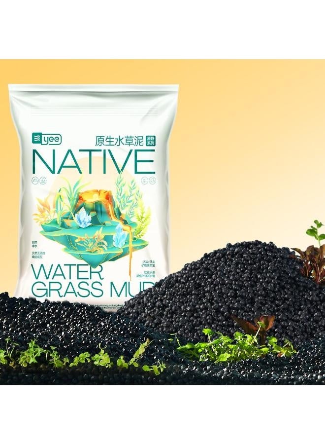 Yee Aquarium Soil - (1.5L / 3L) Aquarium Substrate Planted Soil Fertilizer Mud Fish Tank Plants Aqua Soil for Planted Aquarium - Image 1