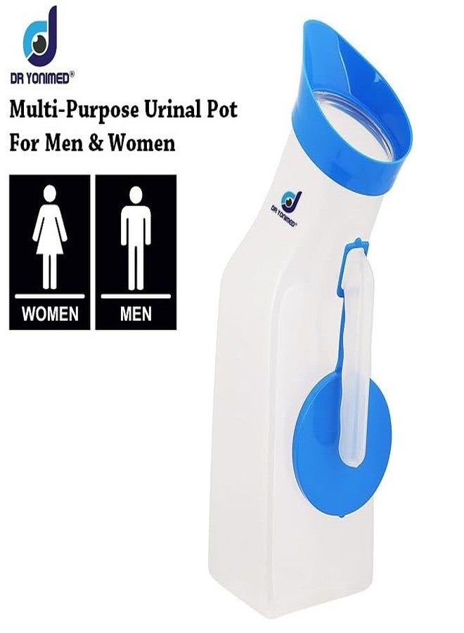 Dr Yonimed Urine Pot 1000 ml For Men & Women Autoclavable Unisex Urinal (Pack of 1) Urine Pot With Cap Urine Collector for Male, Female & Bedridden Patient Adults - Image 3