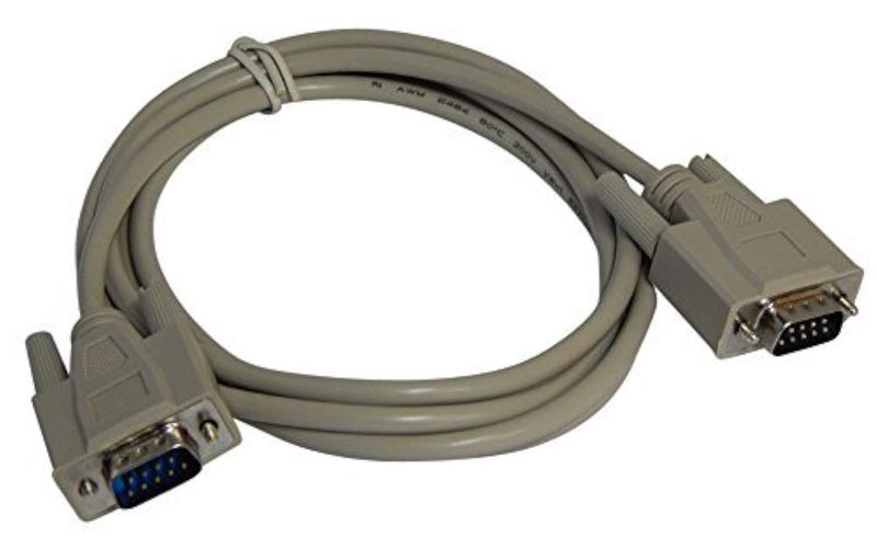 Your Cable Store 3 Foot DB9 9 Pin Serial Port Cable Male/Male RS232 - Image 1