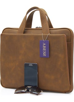 Abess Briefcase , Luxury Leather Briefcase  - Image 3