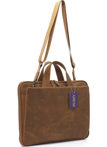 Abess Briefcase , Luxury Leather Briefcase  - Image 2