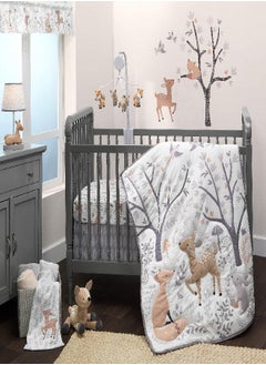 Bedtime Originals Bedtime Originals 3 Piece Crib Bedding Set, Deer Park, Multicolor  - Image 3