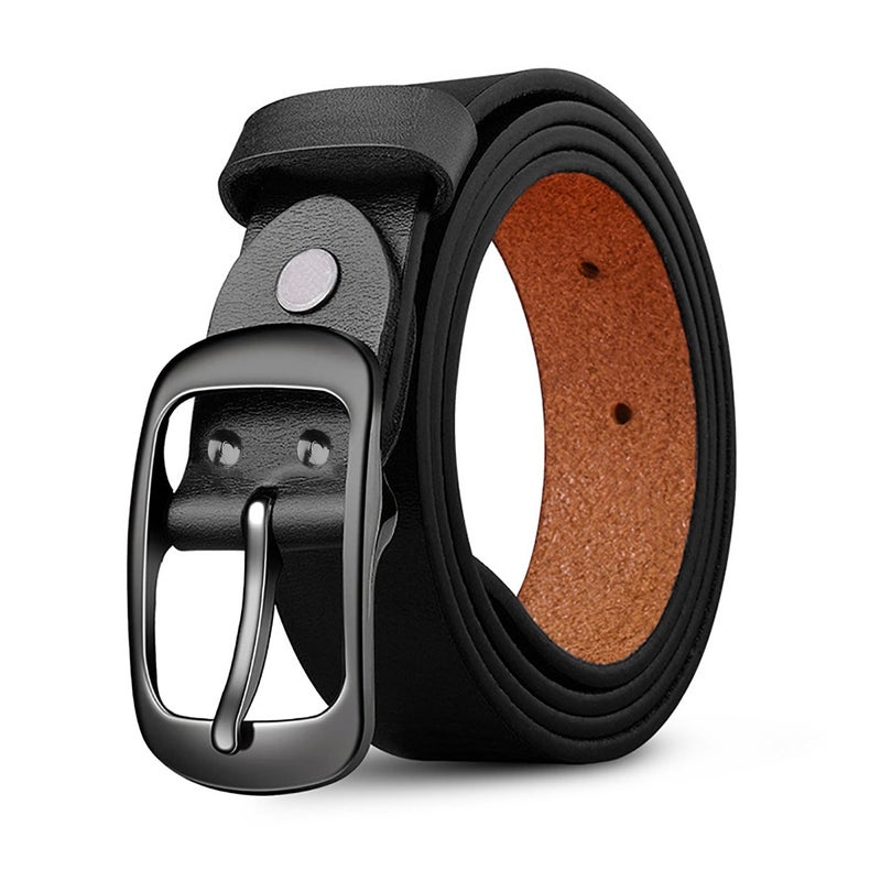 ZORO Men's Genuine Leather Belt for Men | (Formal/Casual) (BLACK 18, 40) - Image 5