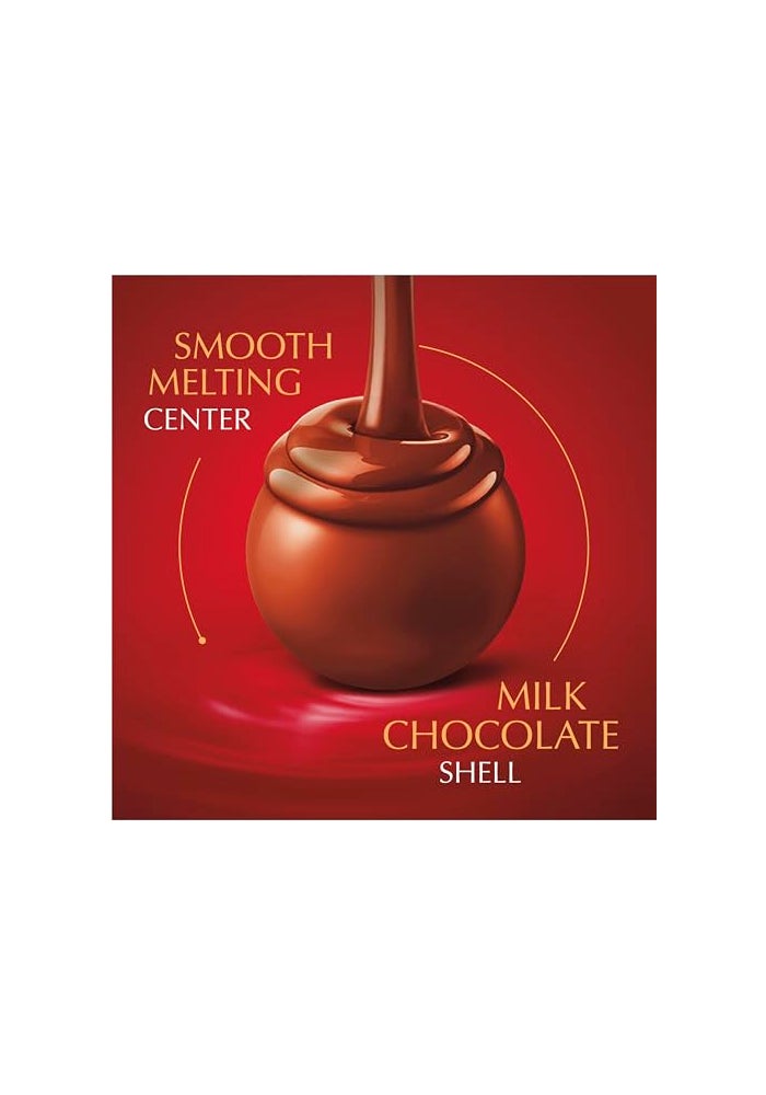 Lindt LINDOR Milk Chocolate Candy Truffles Milk Chocolate with Melting Truffle Center 152 oz Bag - Image 5