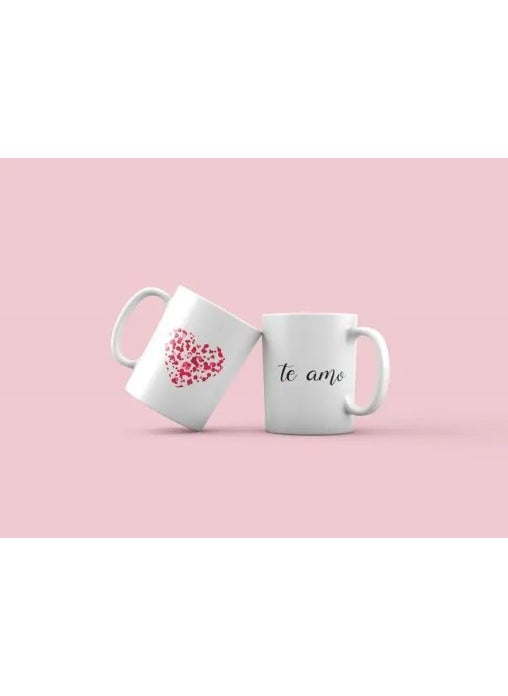 Bikutumutluluk - Te Amo Valentine's Day Mug (Pack of 2) - Image 1