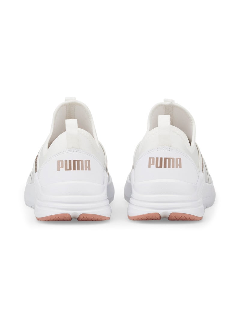Wired Run Slip-On Womens White Trainers