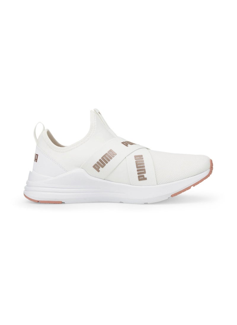 Wired Run Slip-On Womens White Trainers
