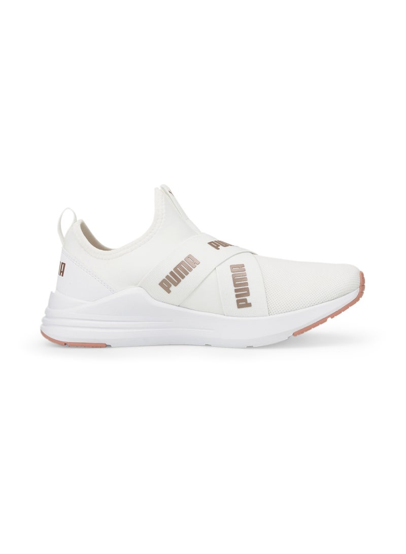 Wired Run Slip-On Womens White Trainers