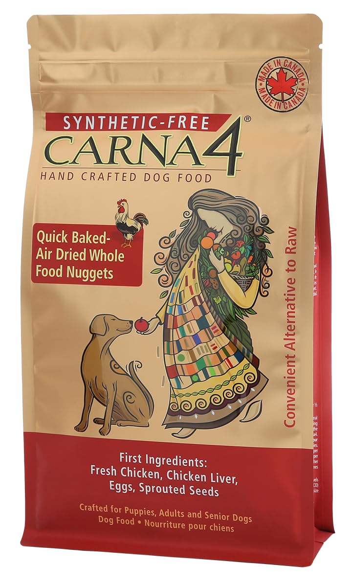CARNA4 All Life Stages Chicken Formula Dry Dog Food (3 Pound, Chicken) - Image 1