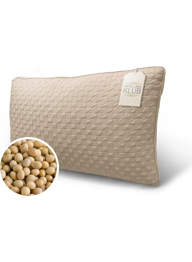 Hotel Linen Klub Hotel Linen Klub Soy Bean Pillow – Premium Quality Cooling Touch Bed Pillow