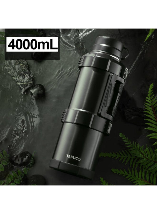 Tafuco Insulated Bottle, 24-hour Ultra-long Heat Retention, 316 Stainless Steel Hot Water Bottle, Outdoor Large Capacity Travel Kettle, T12234.0l