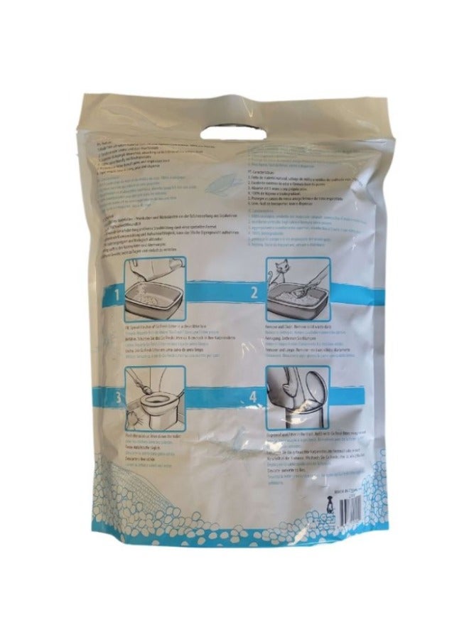 all for paws Clumping Natural Cat Litter Corn Cob 6L - Image 2